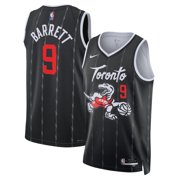 Toronto Raptors Trikot RJ Barrett Nike 2025-26 City Edition Schwarz Swingman - Herren Toronto Raptors Trikot RJ Barrett Nike 2025-26 City Edition Schwarz Swingman - Herren